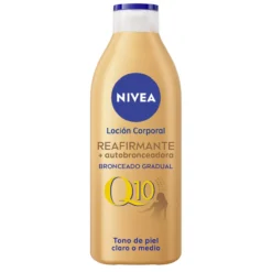 Q10 Loción Corporal Reafirmante y Autobronceadora