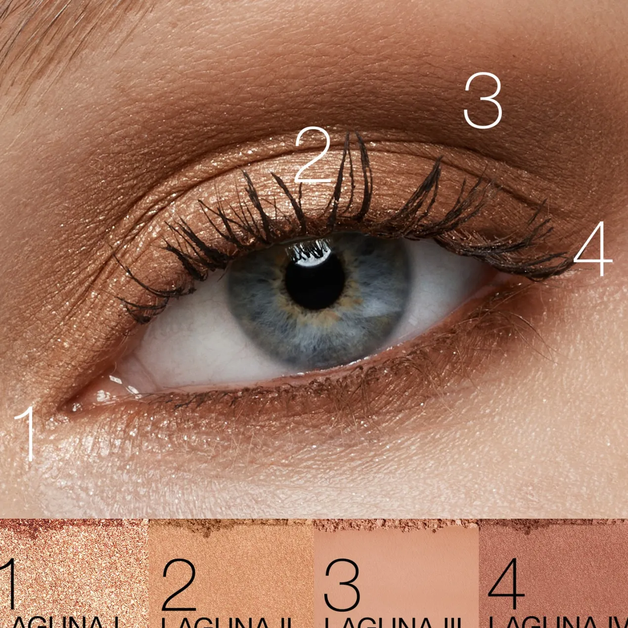 Quad Eyeshadow Paleta de Sombras de Ojos