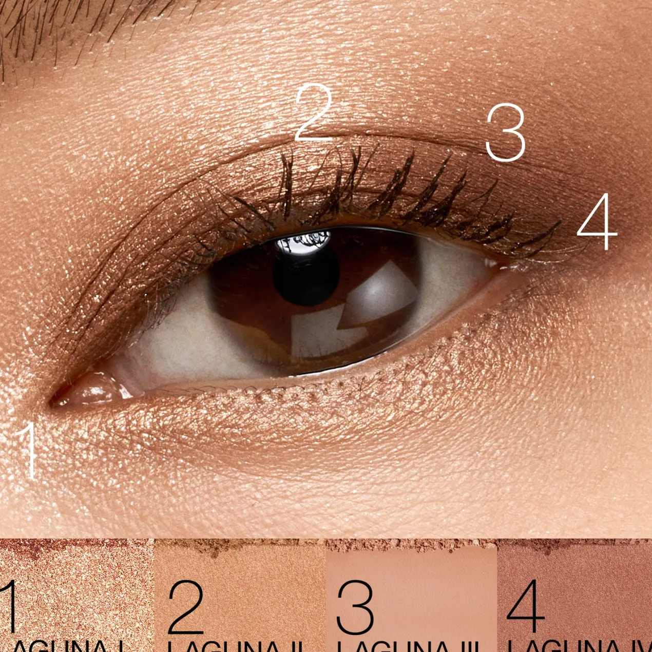 Quad Eyeshadow Paleta de Sombras de Ojos