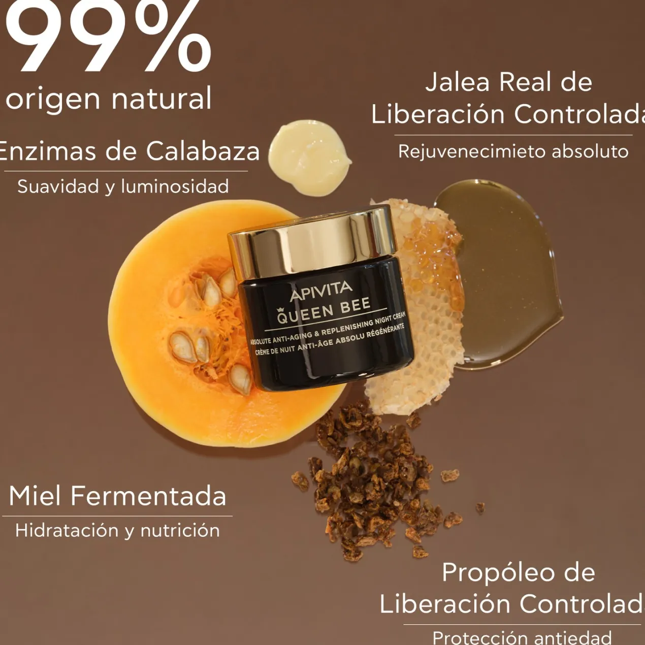 Queen Bee Crema Antienvejecimiento de Noche