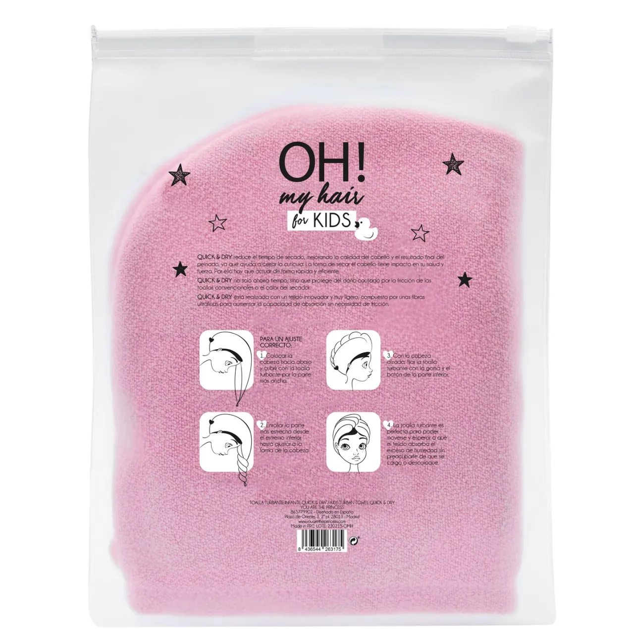 Quick & Dry Toalla Turbante Infantil