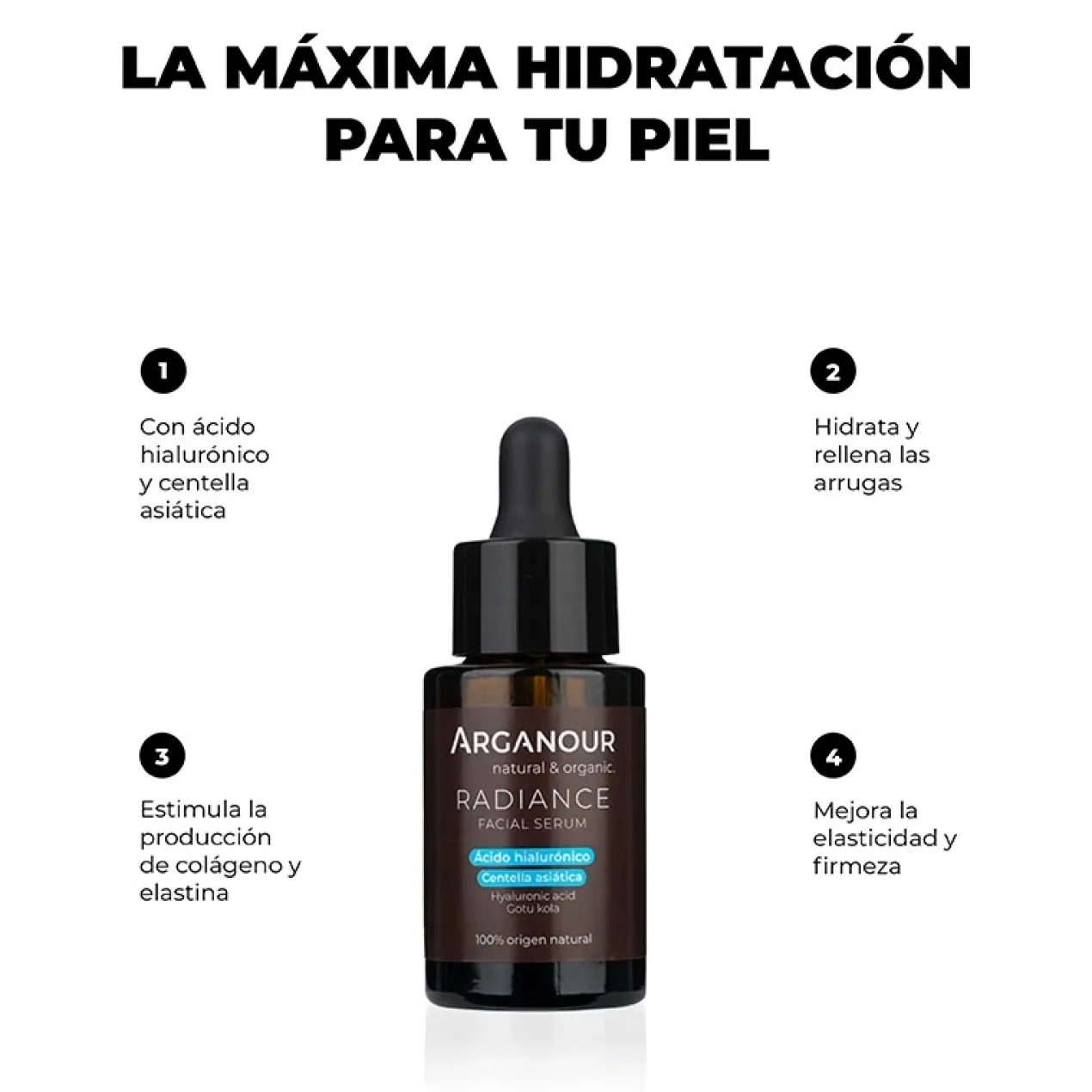 Radiance Sérum Facial con Ácido Hialurónico y Centella Asiática