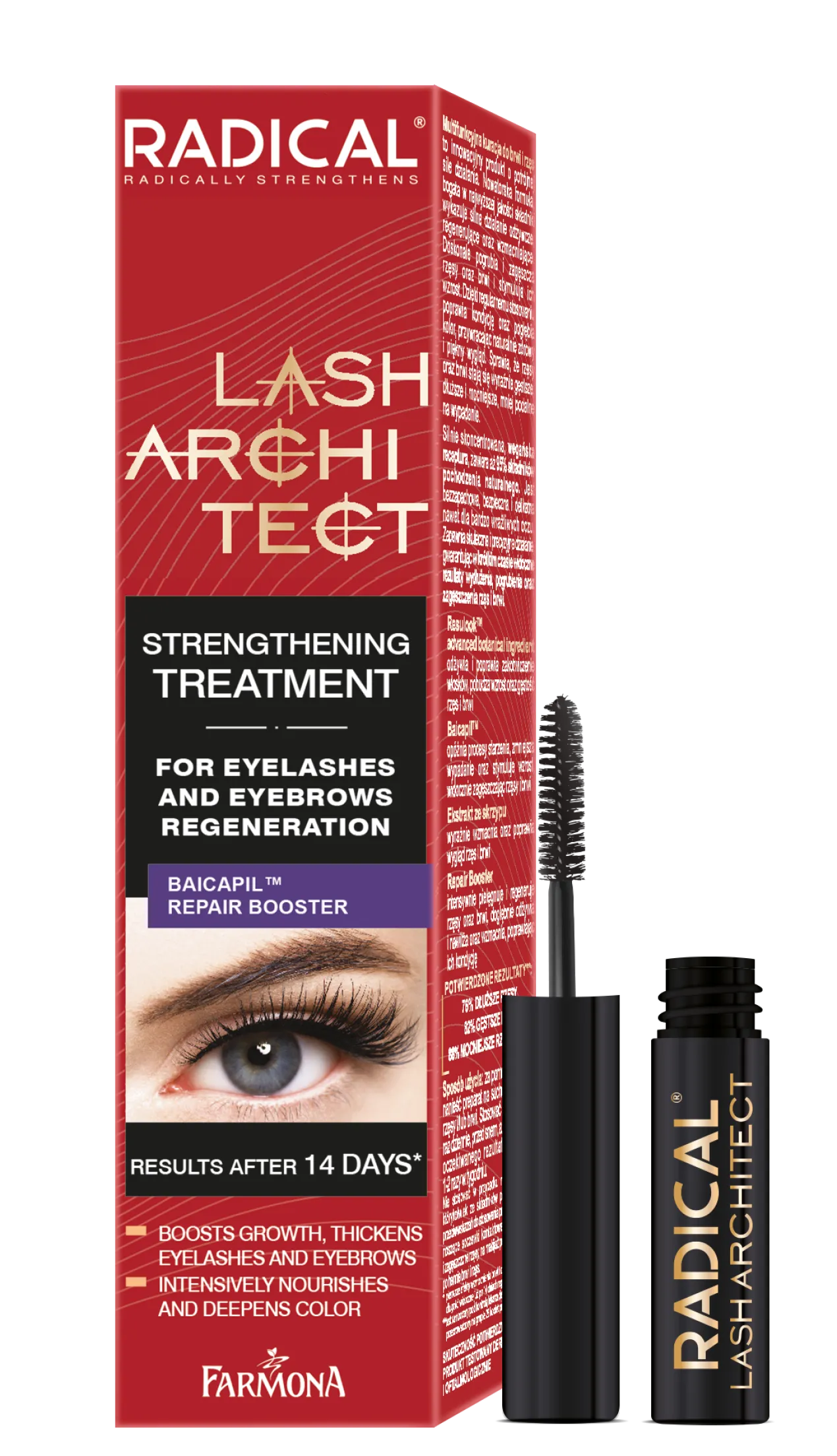 Radical Lash Architect Tratamiento Fortalecedor Pestañas y Cejas