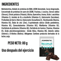 Recoplus Chocolate Suplemento deportivo recuperador