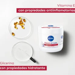 Repara & Cuida Glicerina y Vitamina E Crema corporal Hidratante