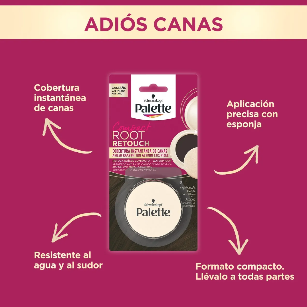 Retoca Raíces Compacto Palette Compact Root Retouch