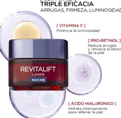 Revitalift Laser Crema Noche