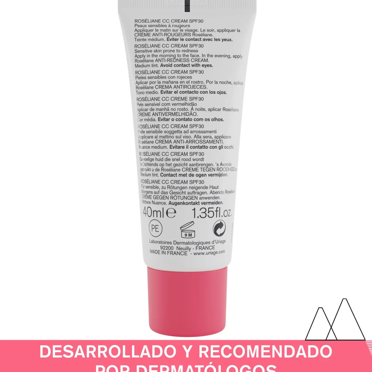 Roséliane CC Cream SPF30 Tono Rosado