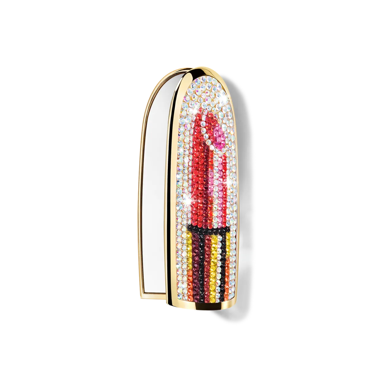 Rouge G Carcasa Joya Doble Espejo Barra de Labios Personalizable