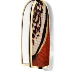 Rouge G Majestic Feathers Carcasa Joya Doble Espejo Barra de Labios Personalizable Edición Limitada