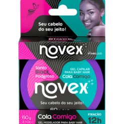 Santo Black Poderoso Gel Capilar para Baby Hair