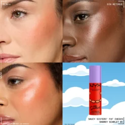 Saucy Sisters Colorete Líquido Snarky Scarlet