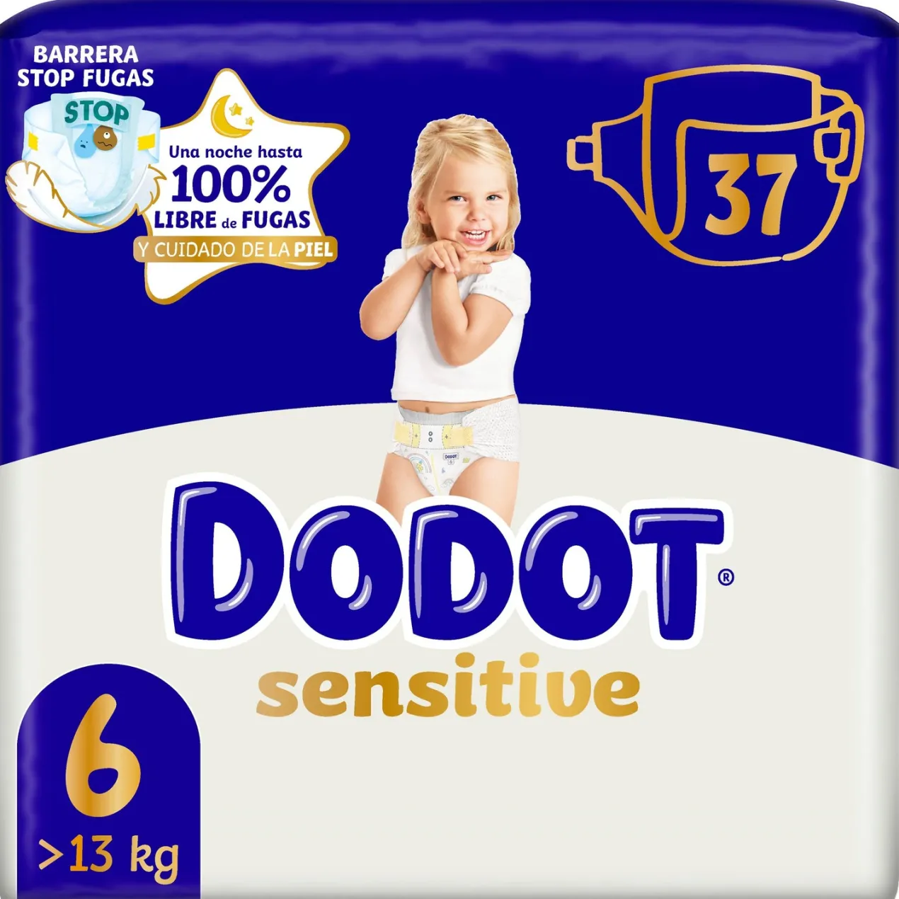 Sensitive Talla 6, Pañales 13 kg