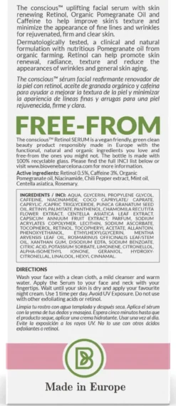 Serum Antiarrugas con Retinol 0.5% + Cafeína 3%
