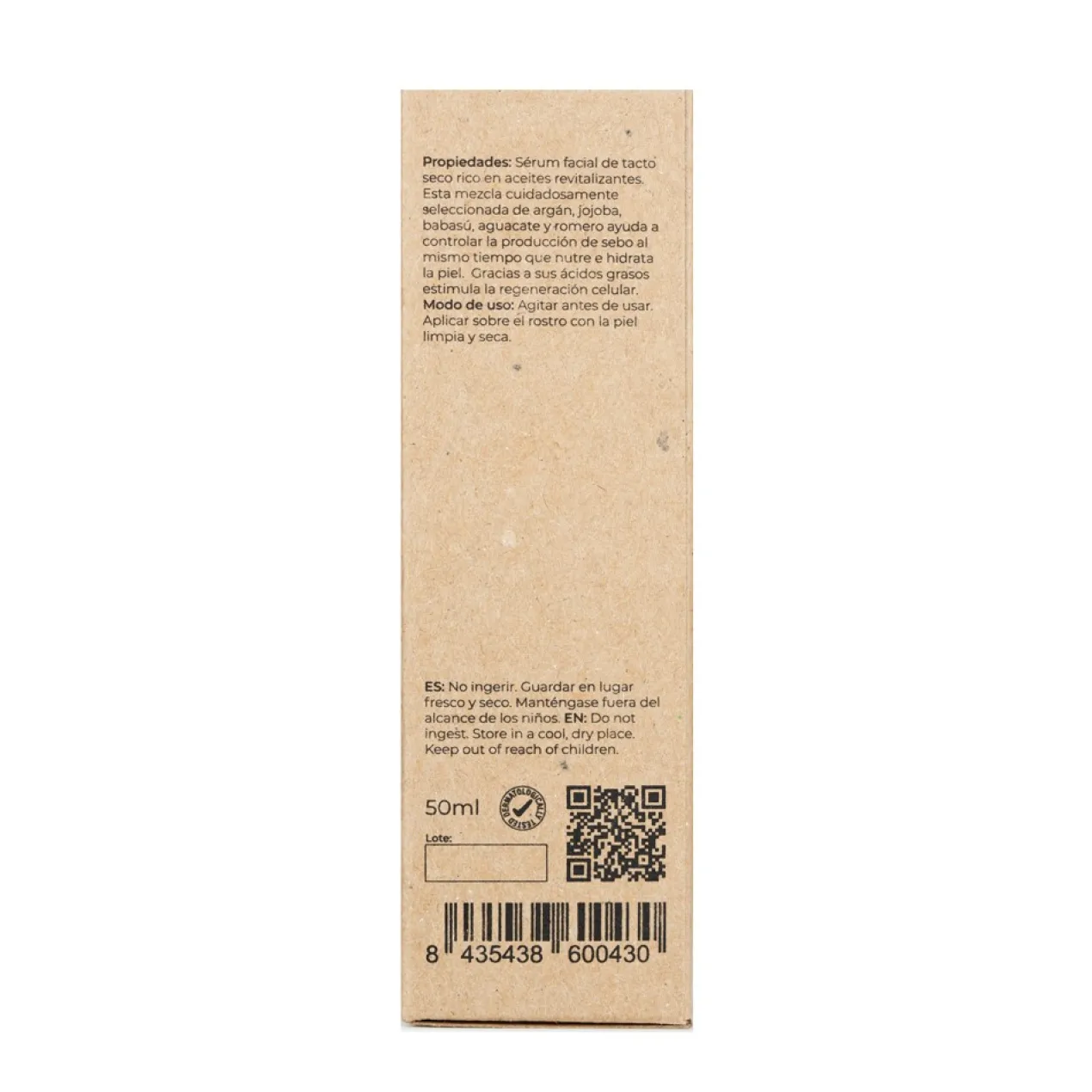 Serum Facial Oleoso Piel Mixta y Grasa