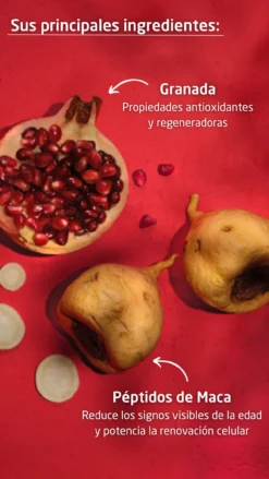 Serum Reafirmante de Granada y Peptidos de Maca