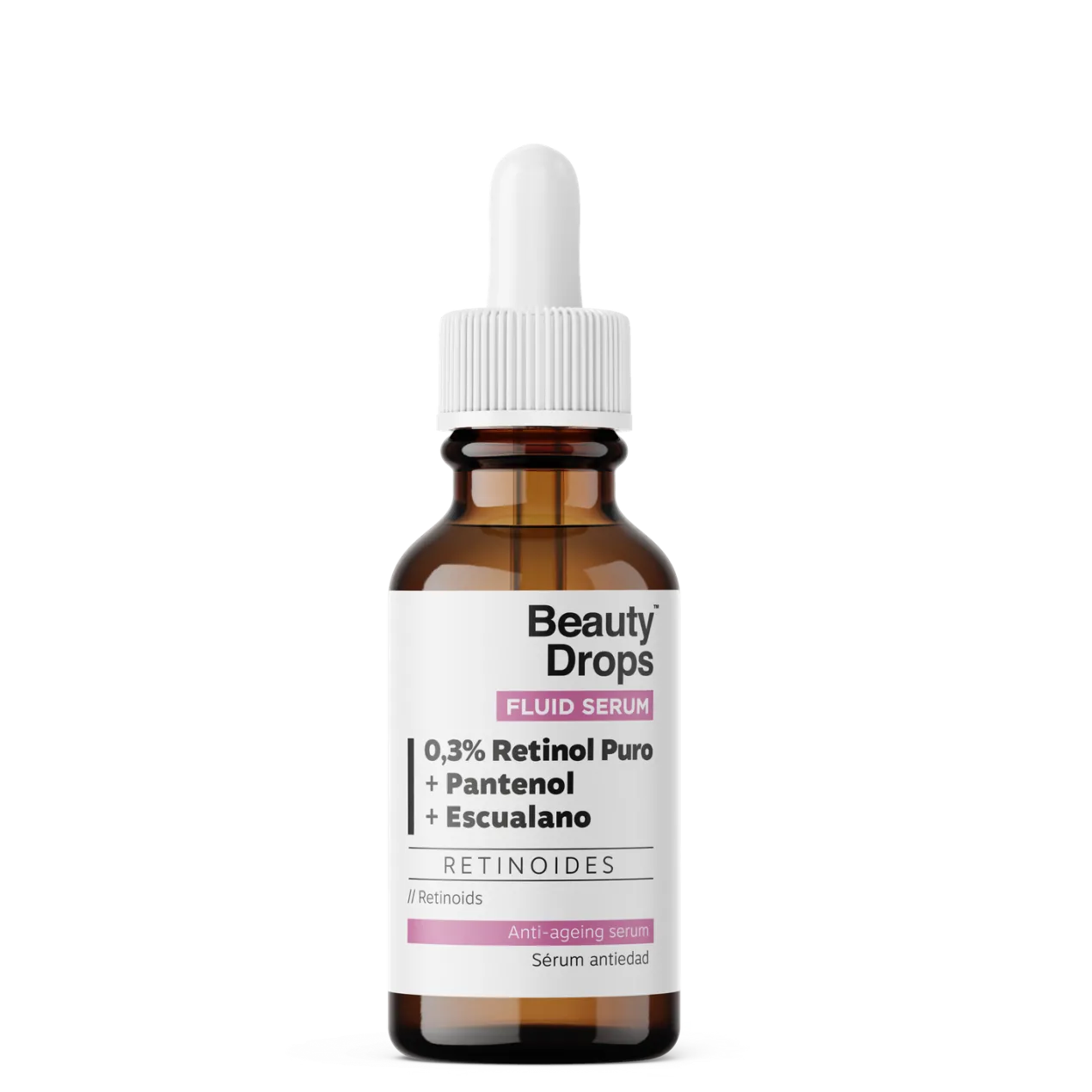 Serum 0.3% Retinol Puro + Pantenol + Escualano