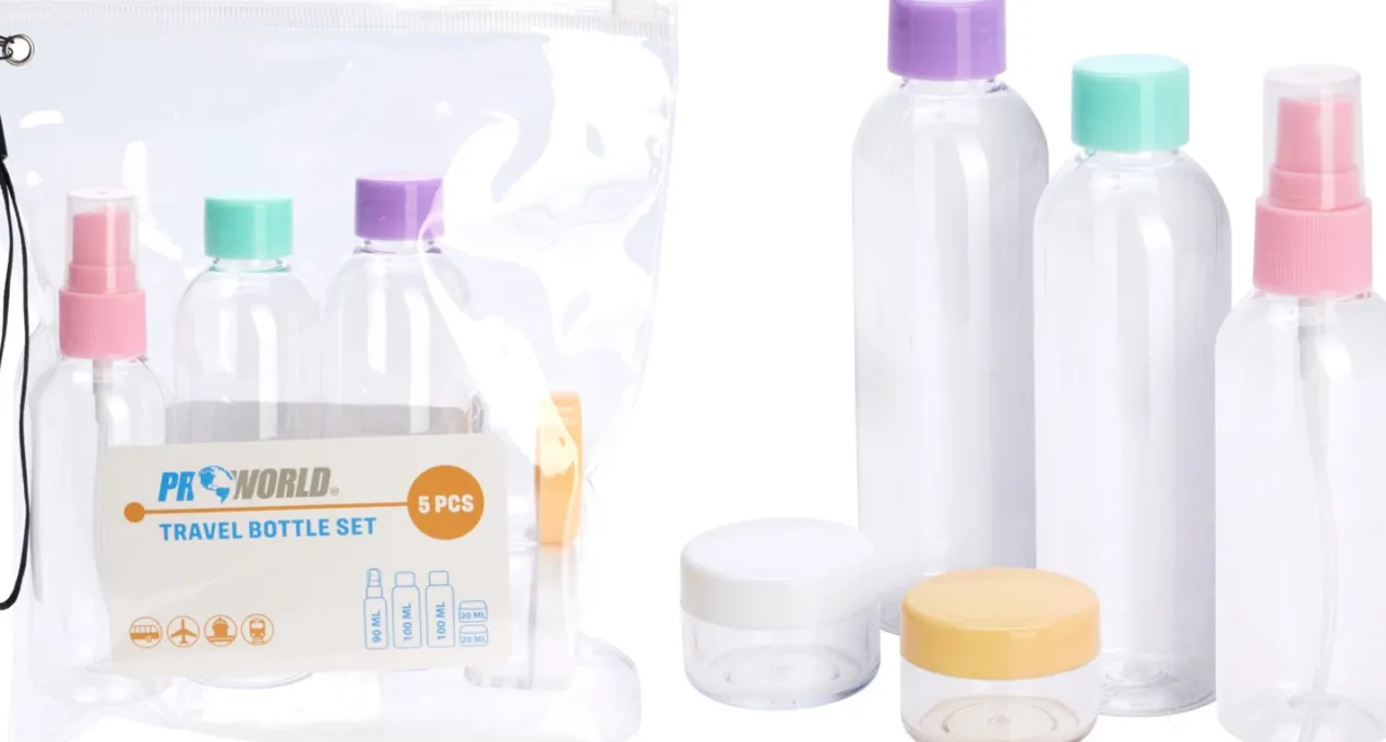 Set Botellas de Viaje