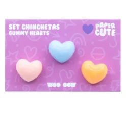 Set Chinchetas Hearts