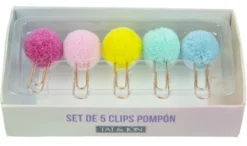 Set de Clips con Pompón