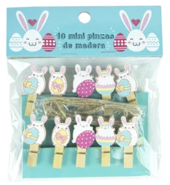 Set de Mini Pinzas de Madera Unicornio