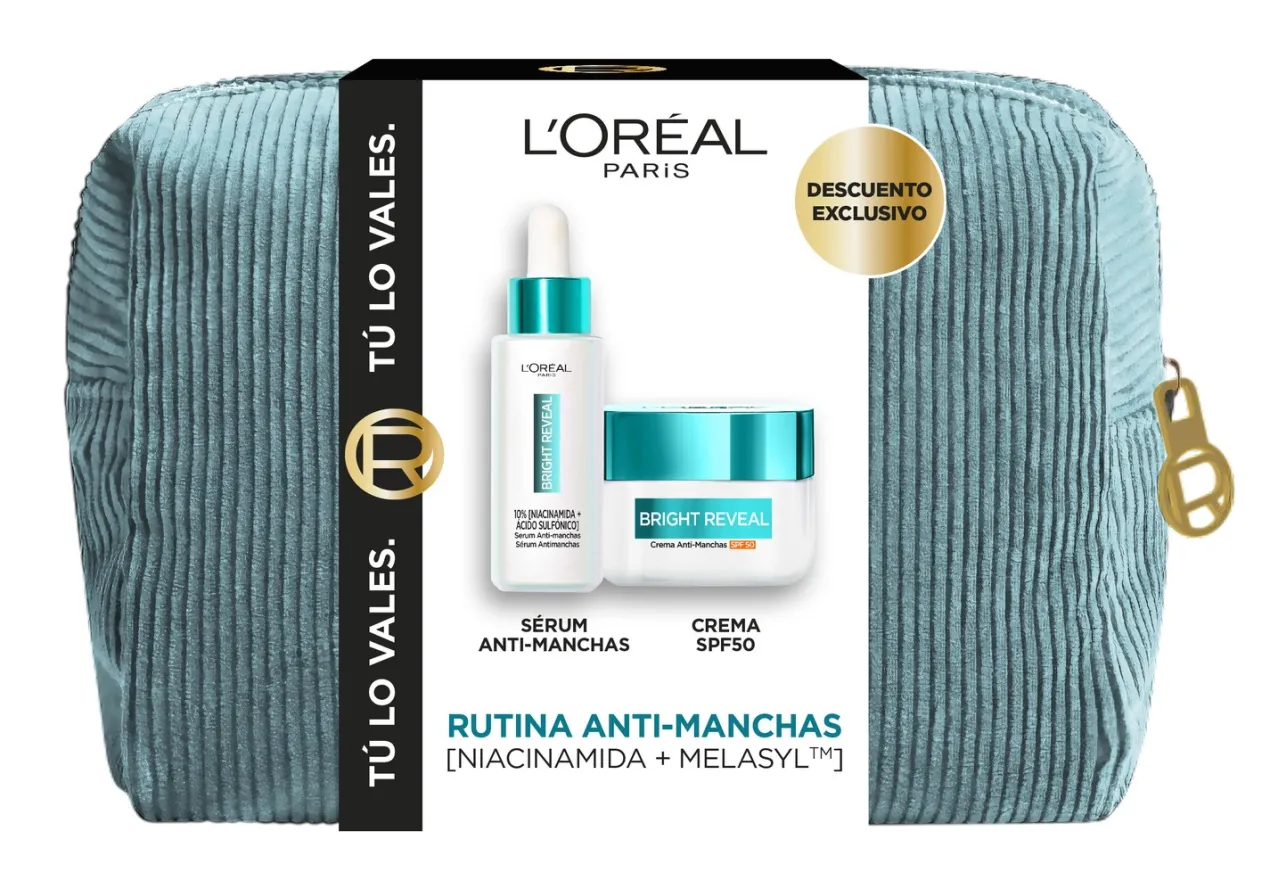 Set Bright Reveal Sérum Iluminador con Niacinamida + Fluido Protector SPF 50