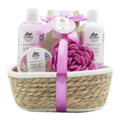 Set de Baño Cesta de Mimbre Floral Scented