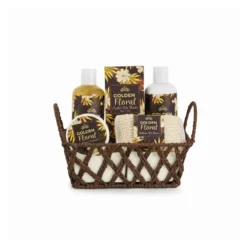 Set de Baño Golden Floral