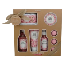 Set de Baño 8 Piezas Flor de Cerezo