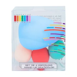 Set de 4 Esponjas Makeup Multicolor