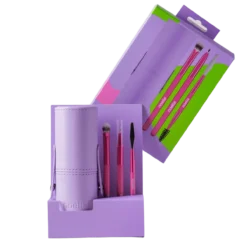 Set de Mini Brochas y Estuche 3/1 On-The-Go
