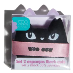 Set 2 Esponjas Black Cats