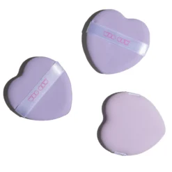 Set 6 Esponjas Corazón de Maquillaje