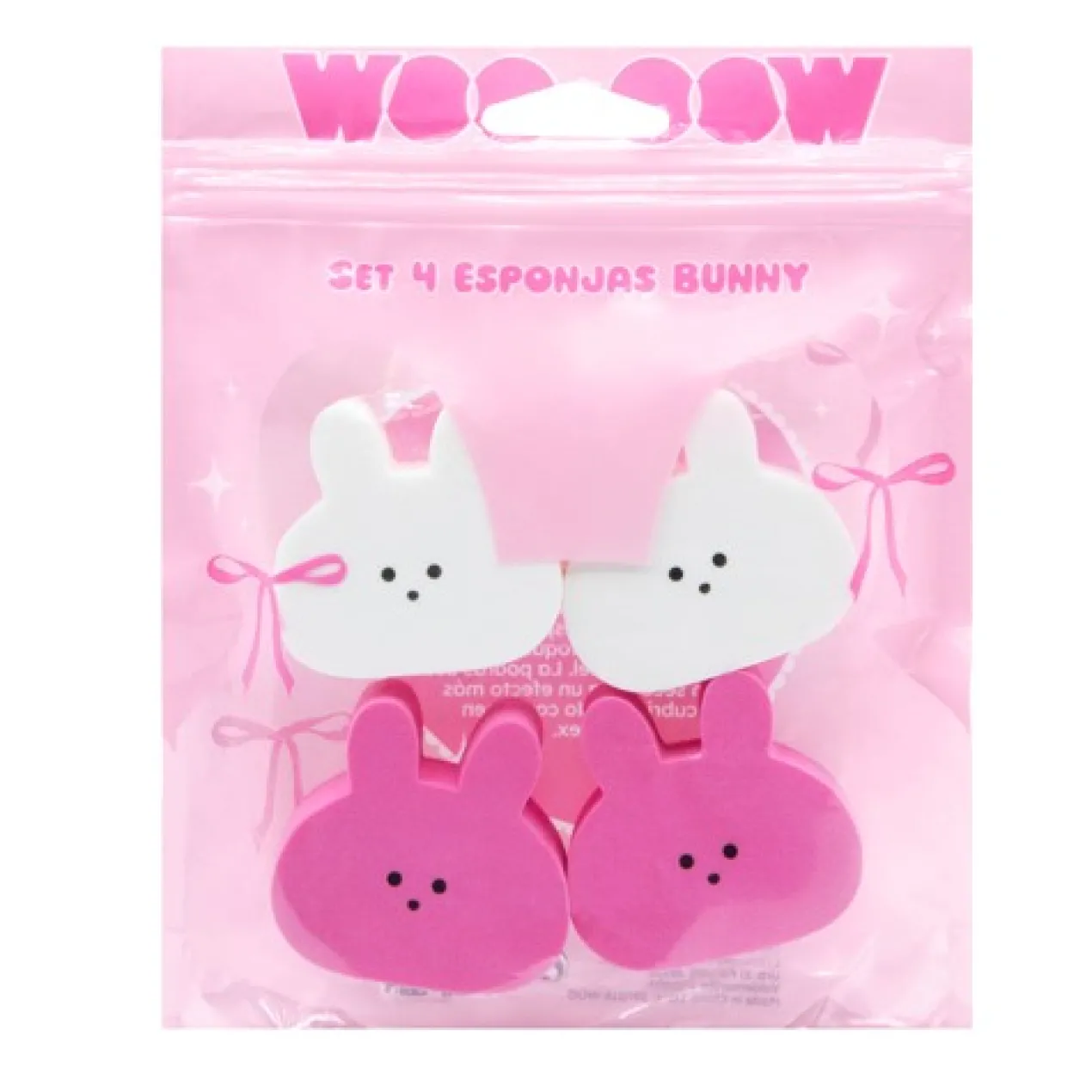 Set 4 Esponjas de Maquillaje Bunny