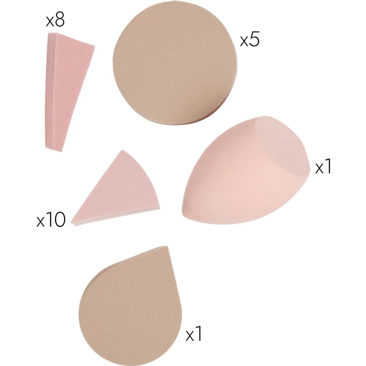 Set Esponjas de Maquillaje Compactas y Prácticas