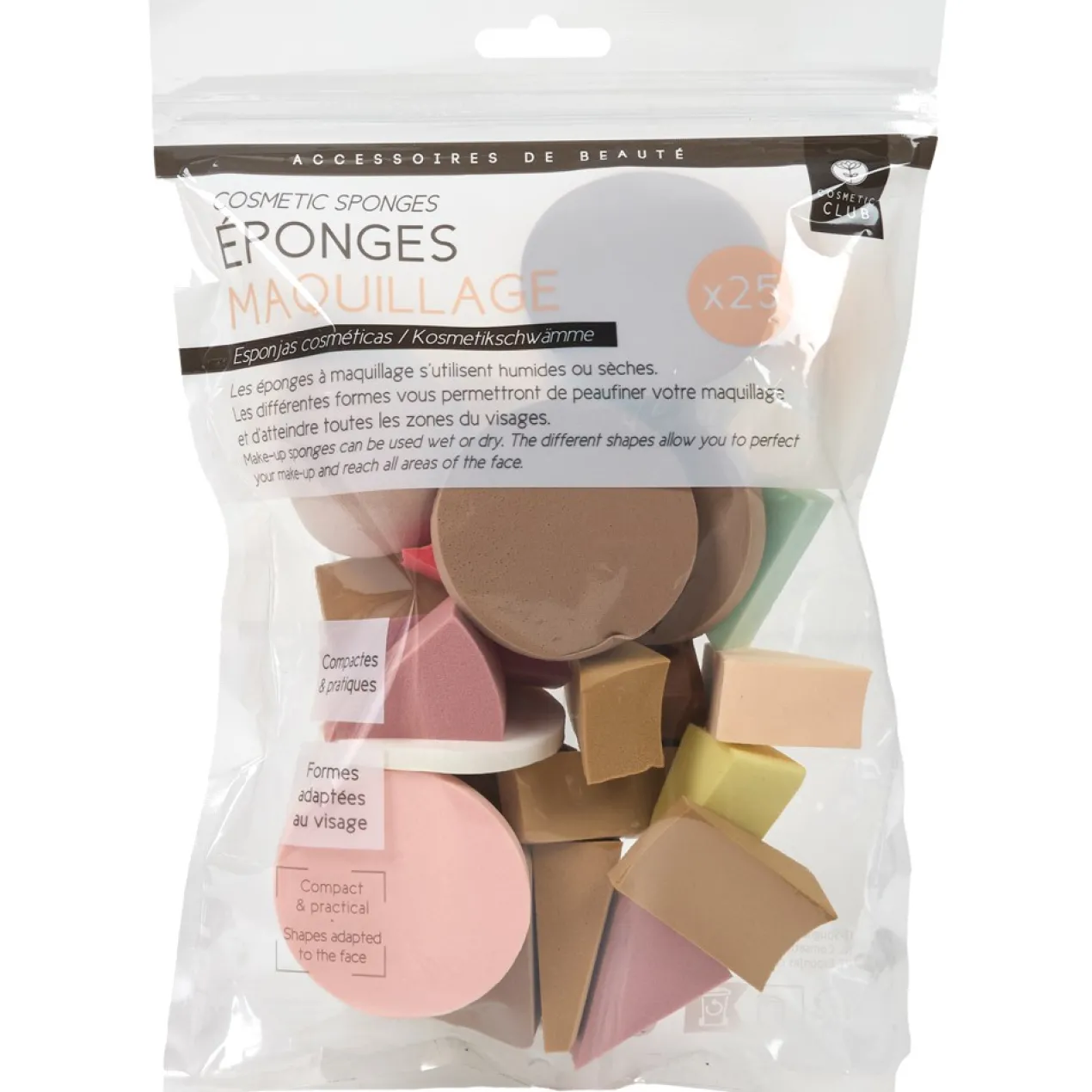 Set Esponjas de Maquillaje Compactas y Prácticas