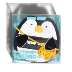Set 2 Esponjas Pingüino Soft
