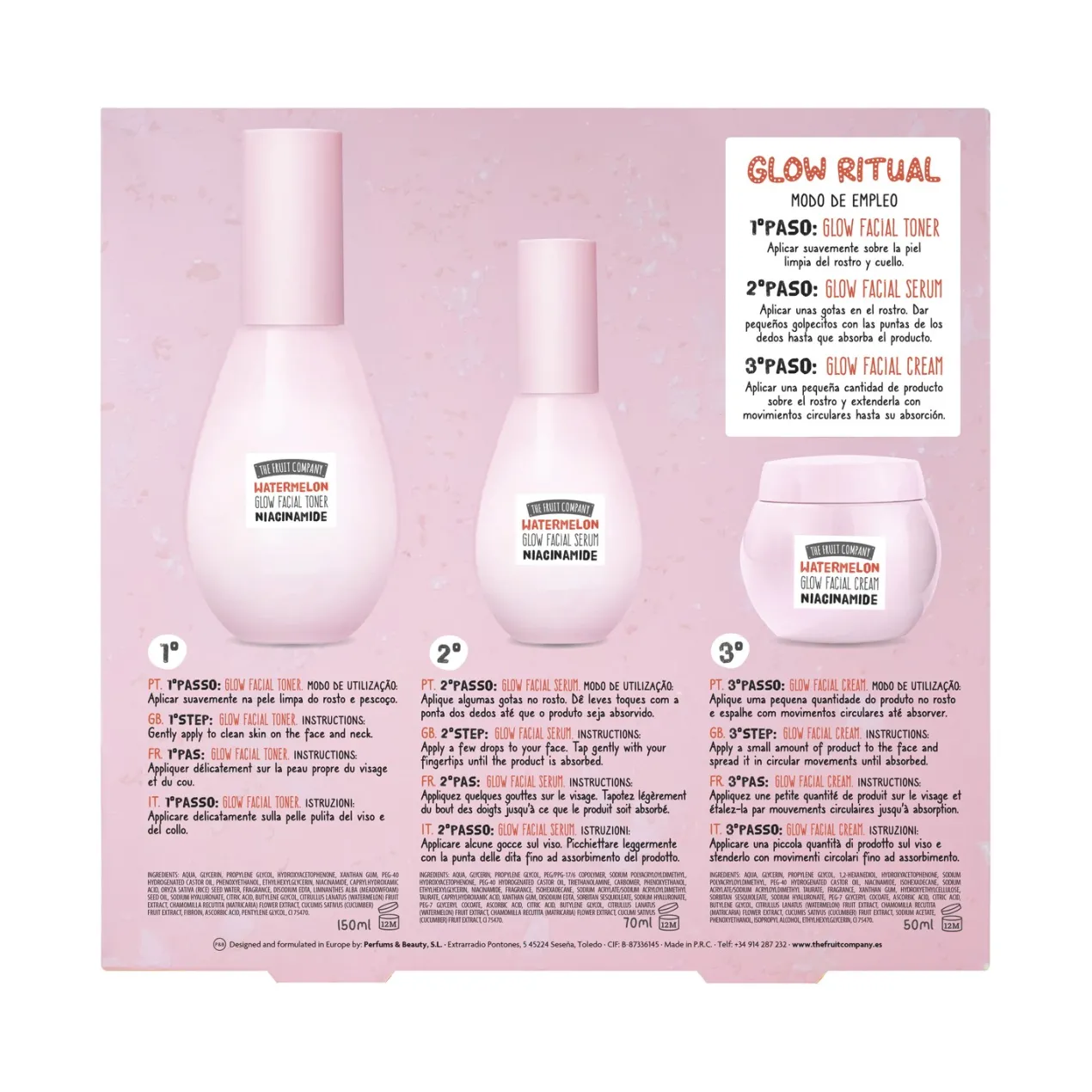 Set Facial You Glow Girl Tónico + Crema+ Sérum