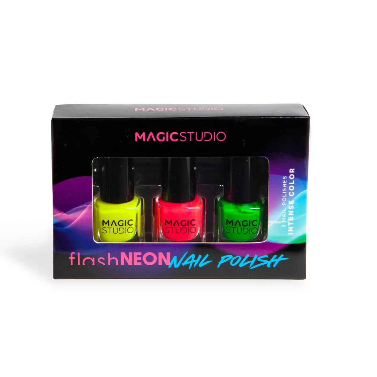 Set Flash Neon Nail Polishes