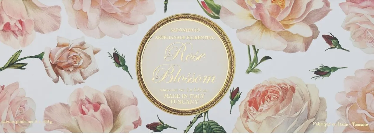 Set Jabón Rose Blossom Scented Soap