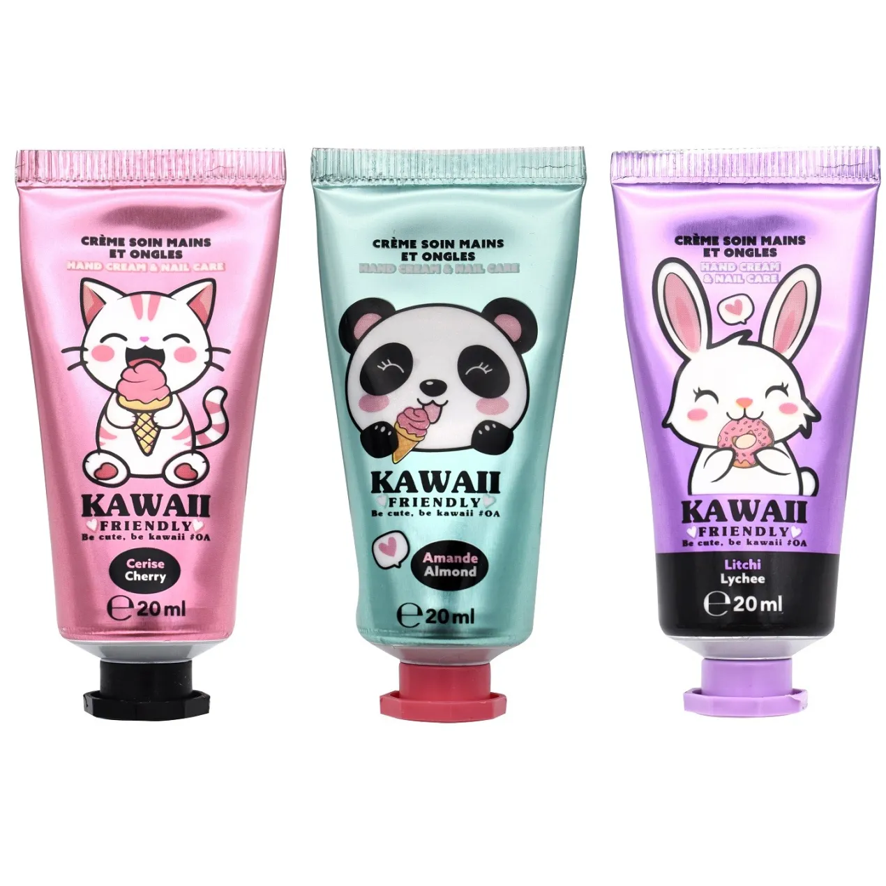 Set Kawaii Crema para Manos y Cuidado de Uñas
