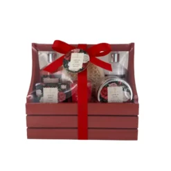 Set Spa Jardin De Rosas Cesta Madera