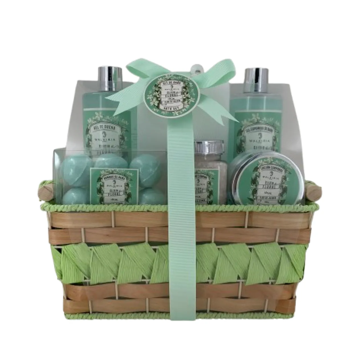 Set Spa Jazmin Cesta Tejida