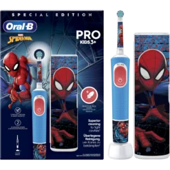 Set Spiderman Cepillo Eléctrico + Funda de Viaje