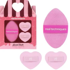 Set Sweet Tooth Candy Hearts Powder Puff