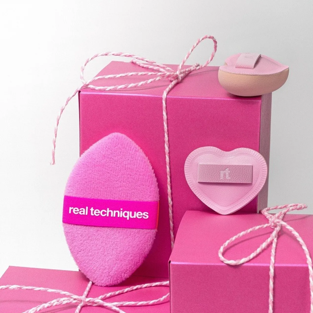 Set Sweet Tooth Candy Hearts Powder Puff