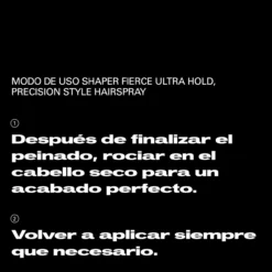 Shaper Fierce Laca de Styling Moldeable de Máxima Fijación