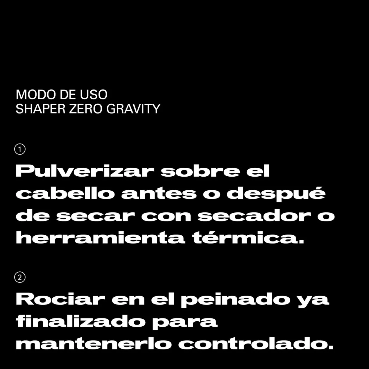 Shaper Zero Gravity Laca de Fijación Suave y Ligera