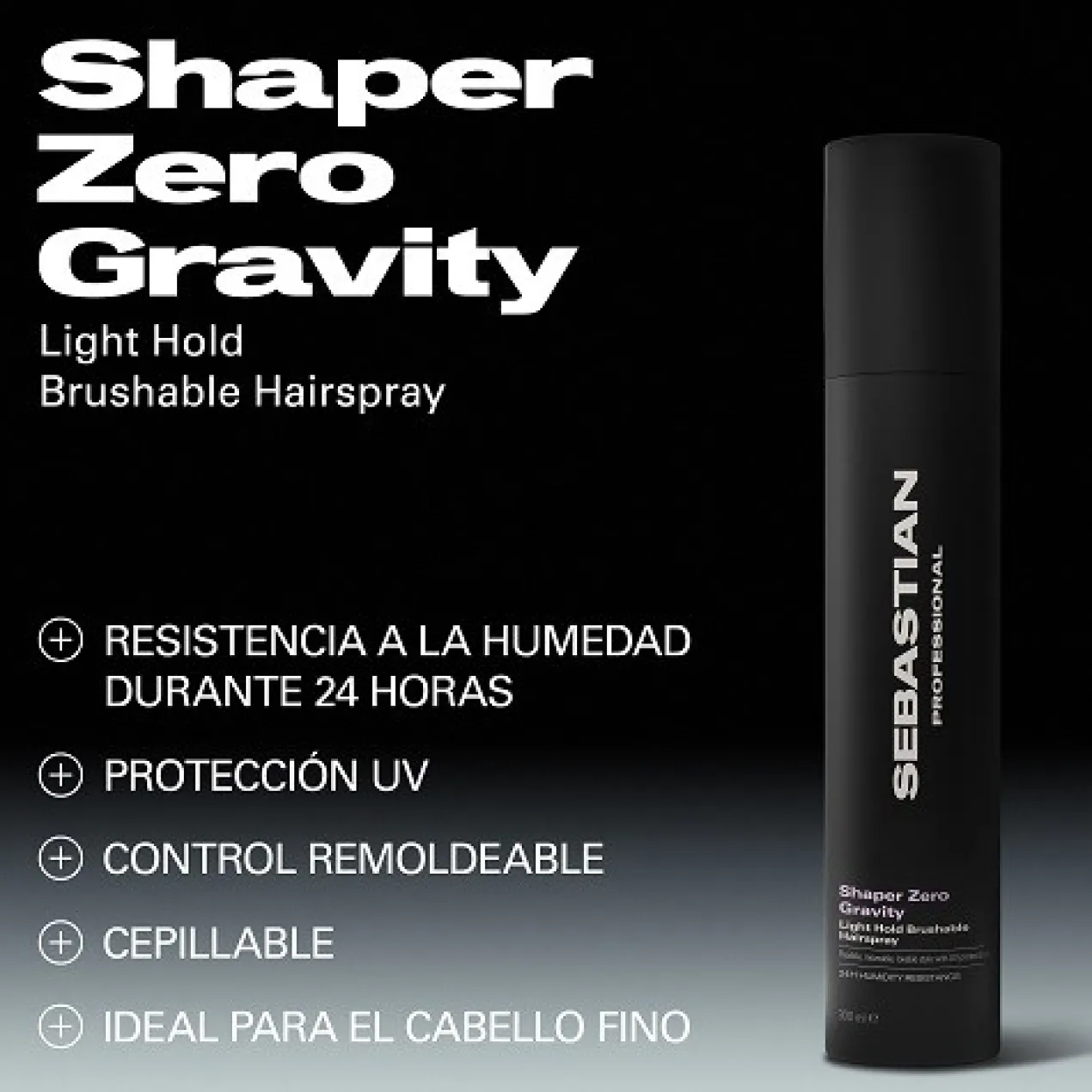 Shaper Zero Gravity Laca de Fijación Suave y Ligera