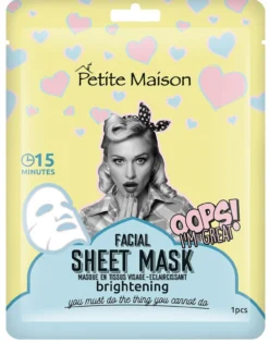 Sheet Mask Brightening Mascarilla Facial Iluminadora